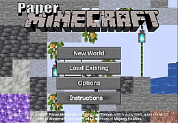 纸片我的世界html5